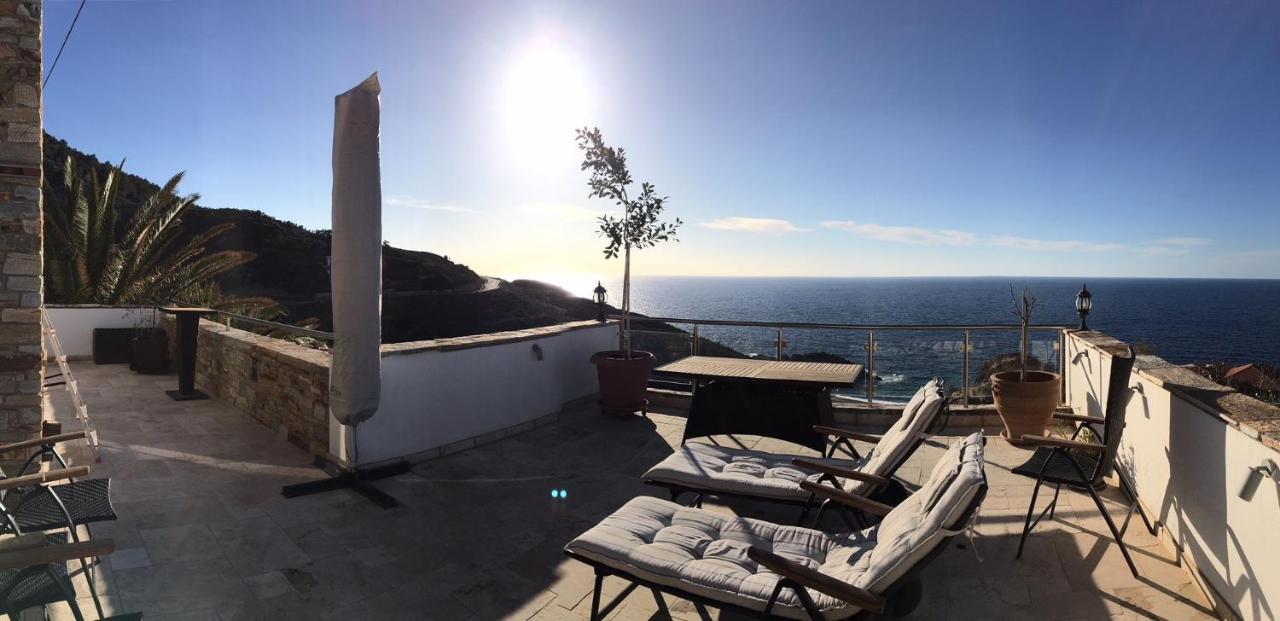 Astra-Ferienhaus Mit Grosser Dachterrasse Und Top-Ausstattung In Nas Armenistis  Esterno foto